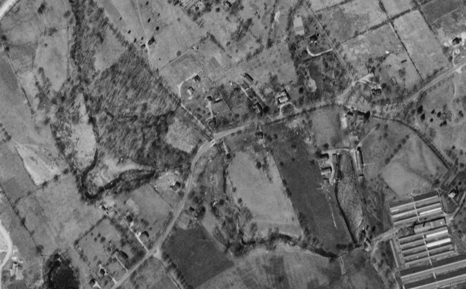 Old Red Mill aerial photo