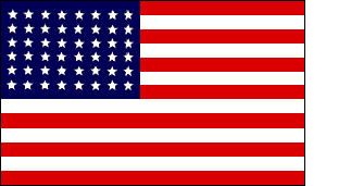 48-Star US Flag 1912-1959