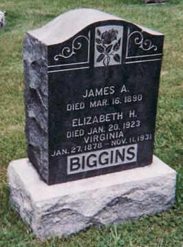 Biggins tombstone