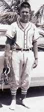 Bill in baseball uniform