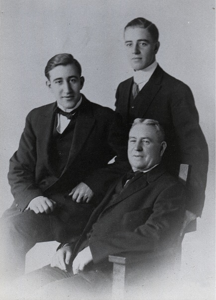 Cris J. Smith and sons Karl (standing) and LeRoy