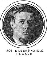 Joe Drueke, Catholic, Tackle