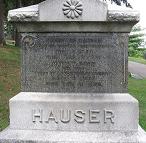Hauser Tombstone