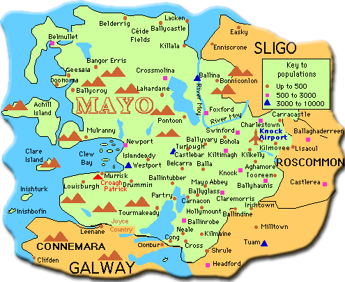 Map of Co. Mayo