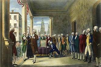 First inauguration of George Washington