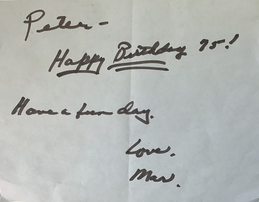 75th birthday