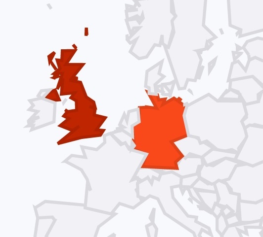 Country Frequency Map for BY3323